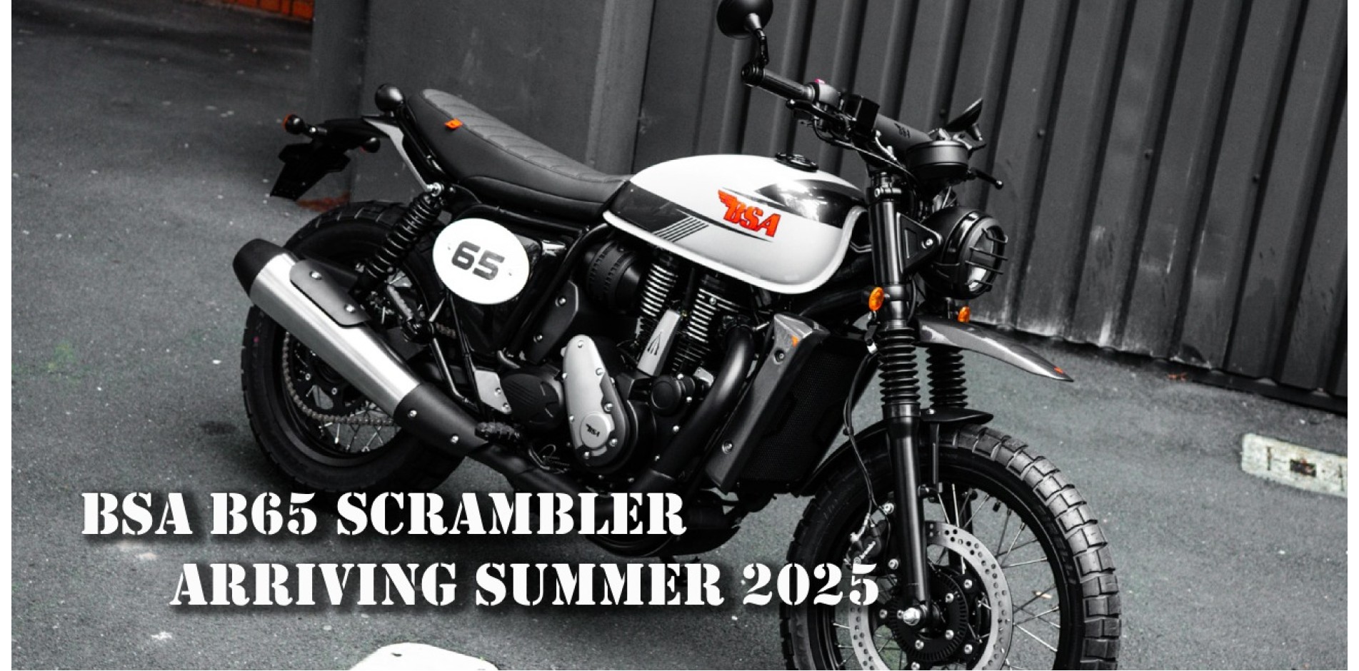 New BSA B65 Scrambler