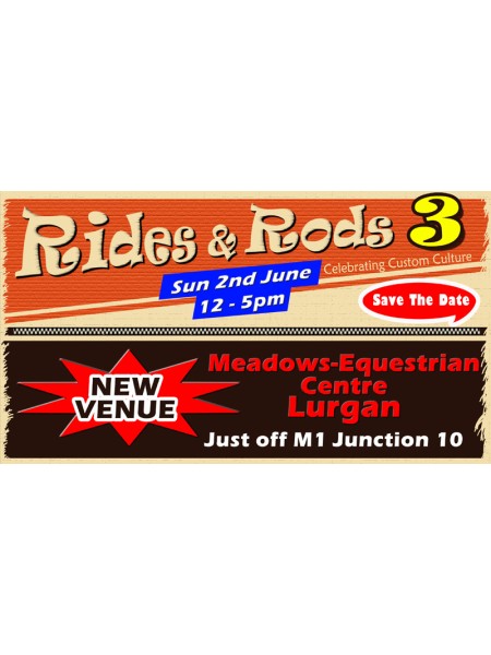 Rides & Rods 3 pre-pay ticket